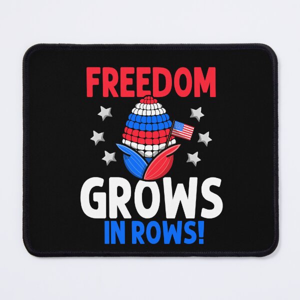 Item preview, Freedom Grows in Rows – Patriotic Corn Farmer Design designed and sold by eternallygifted.