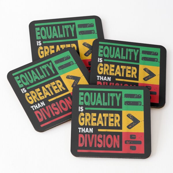 Item preview, Equality Is Greater Than Division Math Black History Month designed and sold by studiopekepeke.