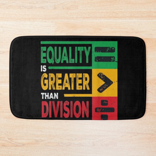 Item preview, Equality Is Greater Than Division Math Black History Month designed and sold by studiopekepeke.