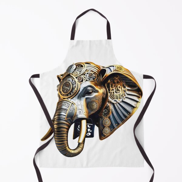 Item preview, Steampunk Retro style Elephant designed and sold by Drone-tees.