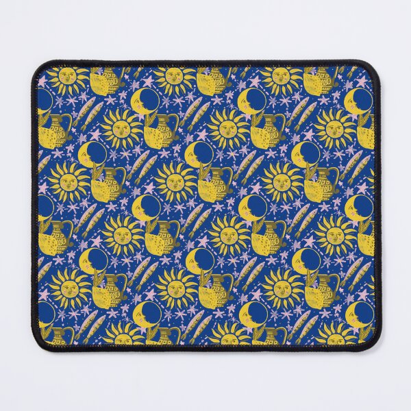 Item preview, Mediterranean Sun & Moon – Whimsical Coastal Pattern Illustration Jemma Jamie Skidmore designed and sold by Jemma Jamie Skidmore.