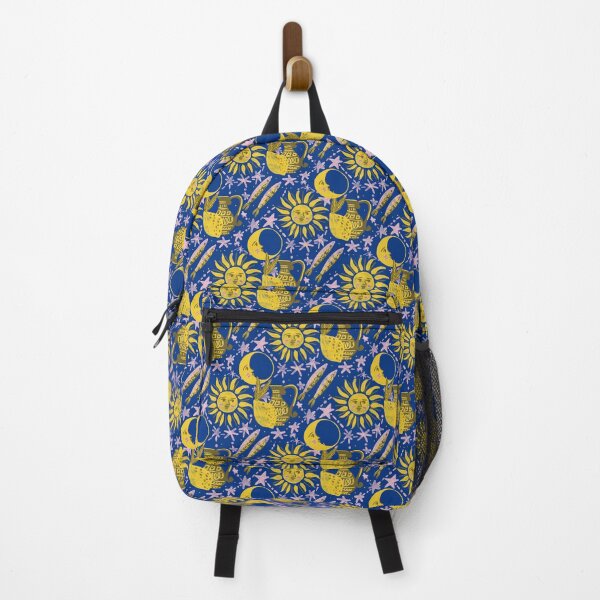 Item preview, Mediterranean Sun & Moon – Whimsical Coastal Pattern Illustration Jemma Jamie Skidmore  designed and sold by Jemma Jamie Skidmore.