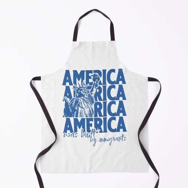 Item preview, AMERICA WAS BUILT BY IMMIGRANTS - BLUE LIBERTY designed and sold by justyna-s28.