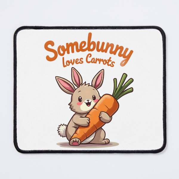 Item preview, Somebunny Loves Carrots designed and sold by Stickera Hub.