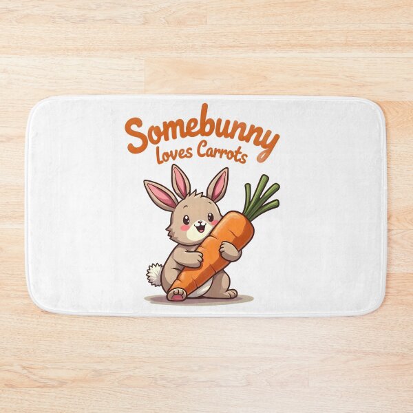 Item preview, Somebunny Loves Carrots designed and sold by Stickera Hub.