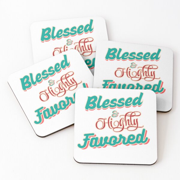Item preview, Blessed and Highly Favored designed and sold by BlessedHandsDesigns.