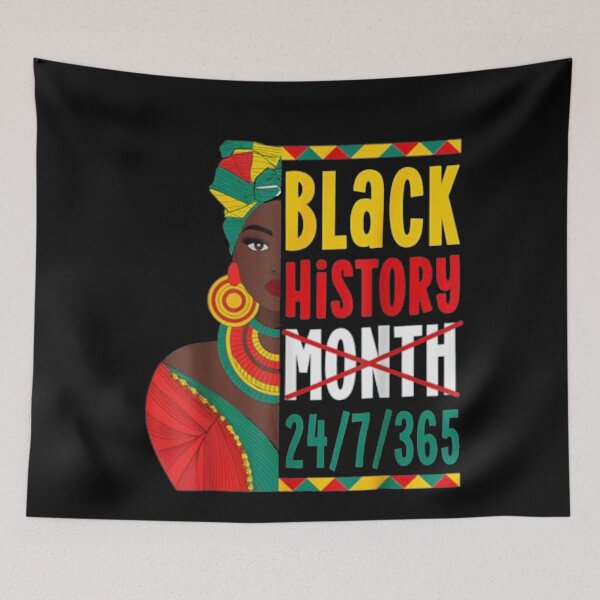Item preview, Black History For Women Black Queen Afro Queen designed and sold by studiopekepeke.