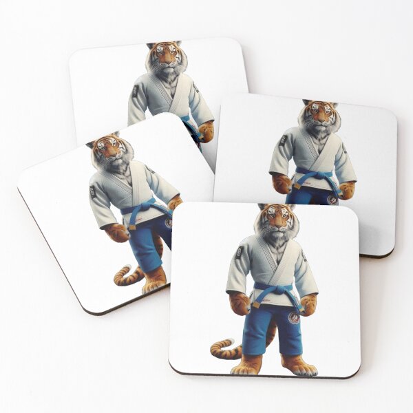 Item preview, Ferocious Tiger in Brazilian Jiu-Jitsu GI designed and sold by Martial-Art-23.