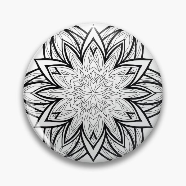 Item preview, Intricate Dotwork Mandala | Sacred Geometry & Mindful Art Design Stencil uwed for tattooing purposes designed and sold by emanscorfna.