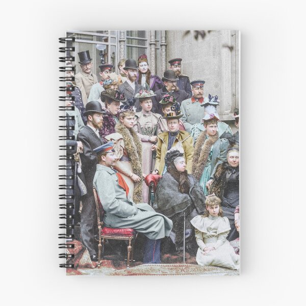 Item preview, Queen Victoria and her family, including King Edward VII, Tsar Nicholas II, Tsarina Alexandra, Kaiser Wilhelm II and Empress Frederick at a wedding in Coburg, Germany, 1894. designed and sold by Marina Amaral.