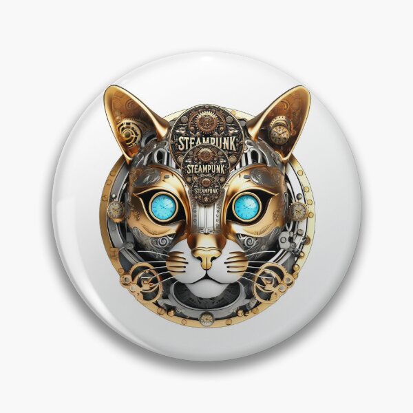 Item preview, Steampunk Retro style Cat designed and sold by Drone-tees.