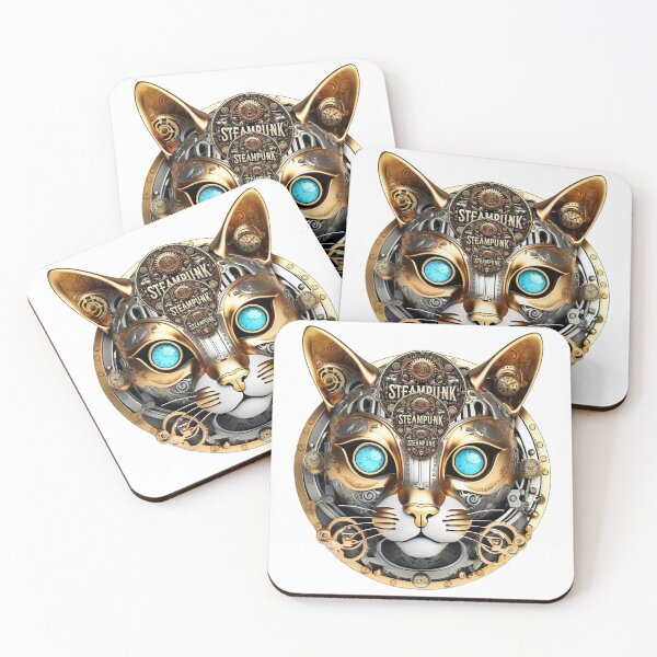 Item preview, Steampunk Retro style Cat designed and sold by Drone-tees.