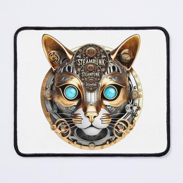 Item preview, Steampunk Retro style Cat designed and sold by Drone-tees.