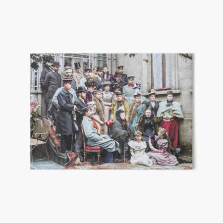 Item preview, Queen Victoria and her family, including King Edward VII, Tsar Nicholas II, Tsarina Alexandra, Kaiser Wilhelm II and Empress Frederick at a wedding in Coburg, Germany, 1894. designed and sold by Marina Amaral.