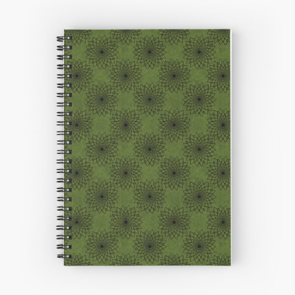 Item preview, Mandala - Black on Olive Green designed and sold by pixypalette.