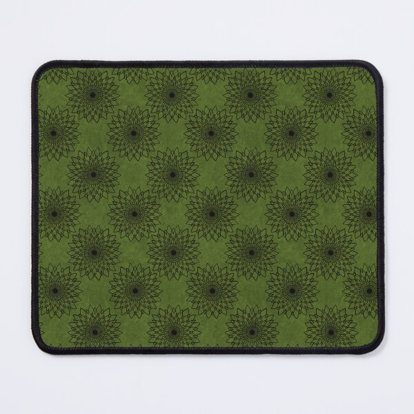 Item preview, Mandala - Black on Olive Green designed and sold by pixypalette.