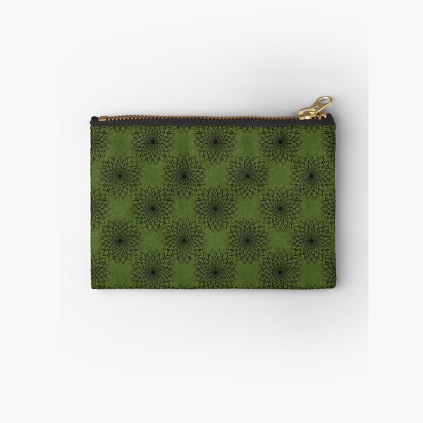 Item preview, Mandala - Black on Olive Green designed and sold by pixypalette.