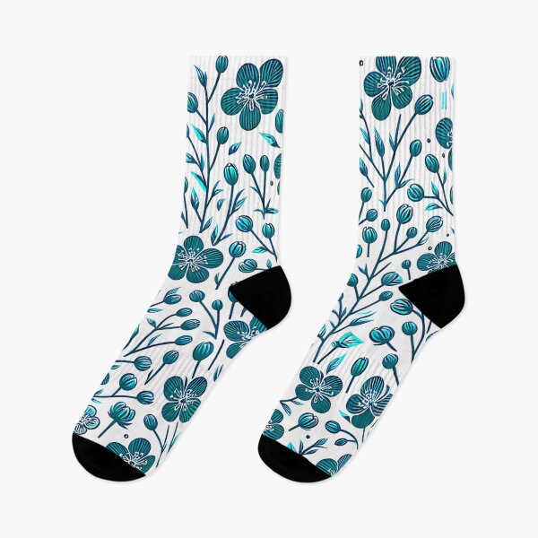 Item preview, Aqua Spring Pattern designed and sold by aylastyle.