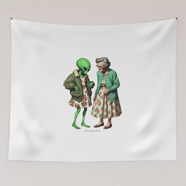 Item preview, Old Alien Ladies designed and sold by BUABUABUA.