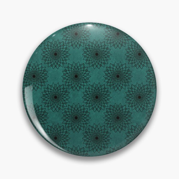Item preview, Mandala - Black on Teal designed and sold by pixypalette.