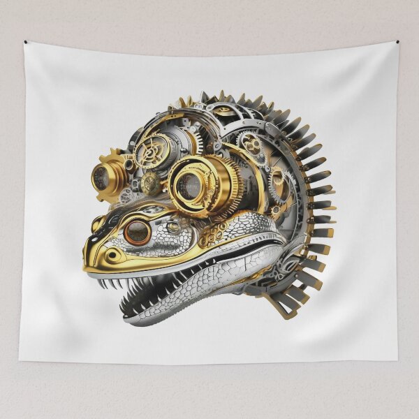 Item preview, Steampunk Retro style Lizard designed and sold by Drone-tees.