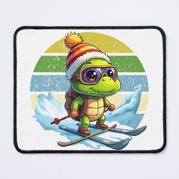 Item preview, Turtle Skiing - Cute Turtle Winter Sports designed and sold by JessArty ⭐⭐⭐⭐⭐.