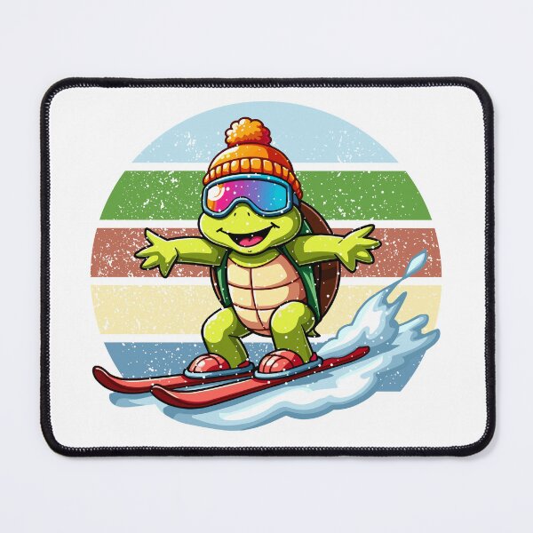 Item preview, Turtle Skiing - Cute Turtle Winter Sports designed and sold by JessArty ⭐⭐⭐⭐⭐.