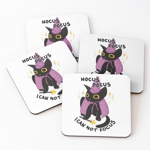 Item preview, Funny ADHD cat hocus pocus I can not focus designed and sold by BlackAcidArt.