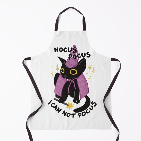Item preview, Funny ADHD cat hocus pocus I can not focus designed and sold by BlackAcidArt.