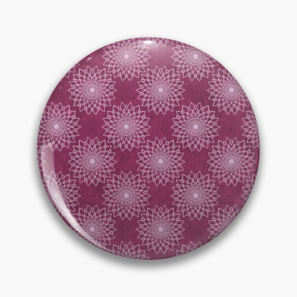 Item preview, Mandala - White on Magenta designed and sold by pixypalette.