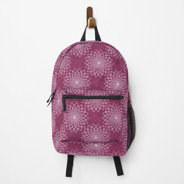 Item preview, Mandala - White on Magenta designed and sold by pixypalette.
