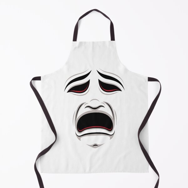 Item preview, Tragedy Theater Mask Face designed and sold by fizzgig.