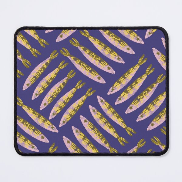 Item preview, Blue Sardines – Modern Coastal Fish tin Pattern Illustration Jemma Jamie Skidmore  designed and sold by Jemma Jamie Skidmore.