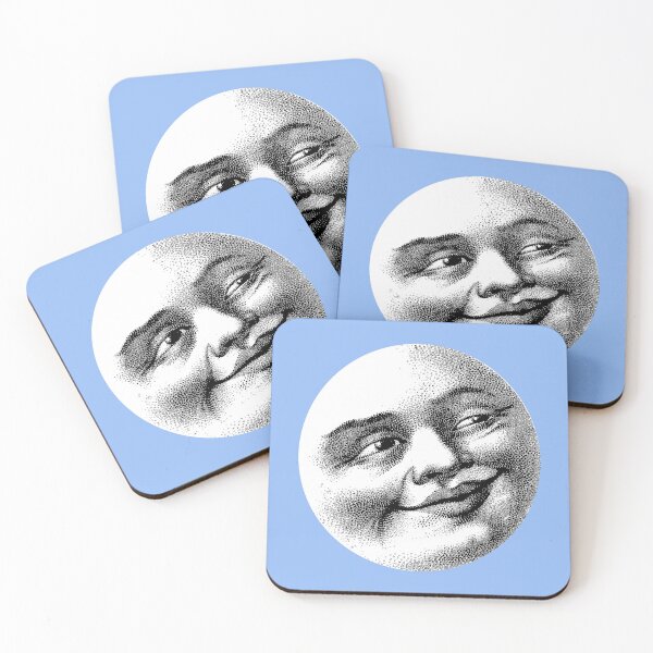Item preview, Large Funny Moon Face designed and sold by Pixelchicken.