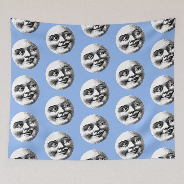 Item preview, Large Funny Moon Face designed and sold by Pixelchicken.