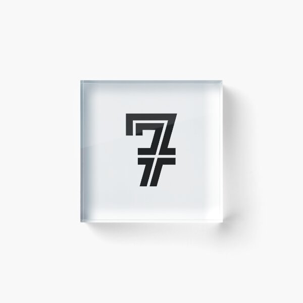 Item preview, No. 7 / Player Number Seven / Football Player Number 7 (Black) designed and sold by STUDIO-72.