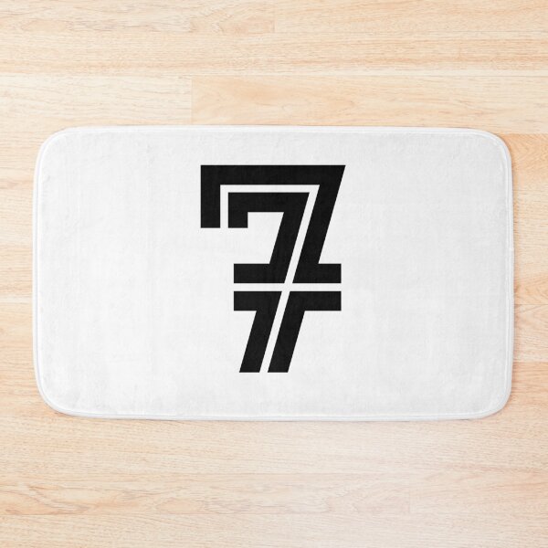Item preview, No. 7 / Player Number Seven / Football Player Number 7 (Black) designed and sold by STUDIO-72.