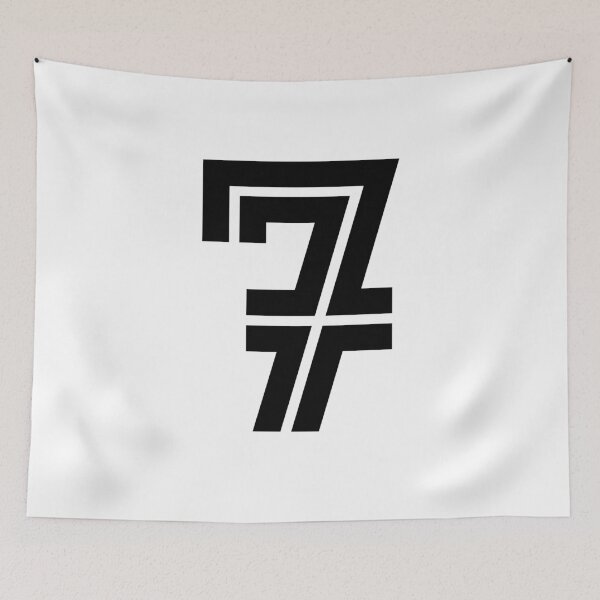 Item preview, No. 7 / Player Number Seven / Football Player Number 7 (Black) designed and sold by STUDIO-72.