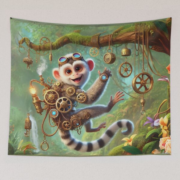 Item preview, Steampunk White-Faced Capuchin designed and sold by Sillytoe.