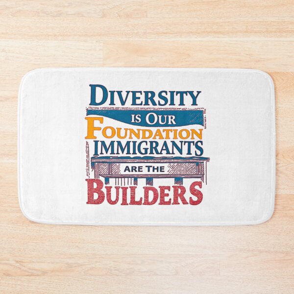 Item preview, Diversity Is Our Foundation, Immigrants Are The Builders: Together We Create Stronger Communities" designed and sold by elynne9.