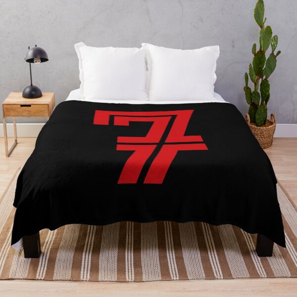 Item preview, No. 7 / Player Number Seven / Football Player Number 7 (Red on Black) designed and sold by STUDIO-72.