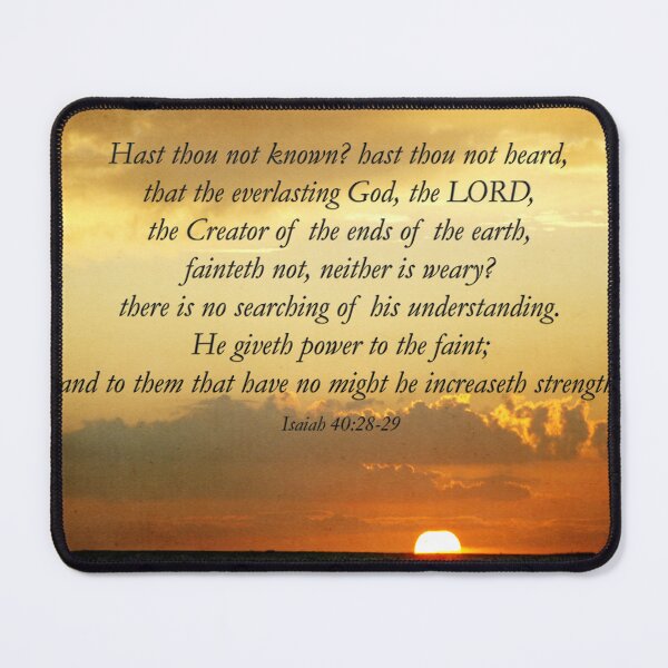 Item preview, Isaiah 40:28-29 designed and sold by Jonicool.
