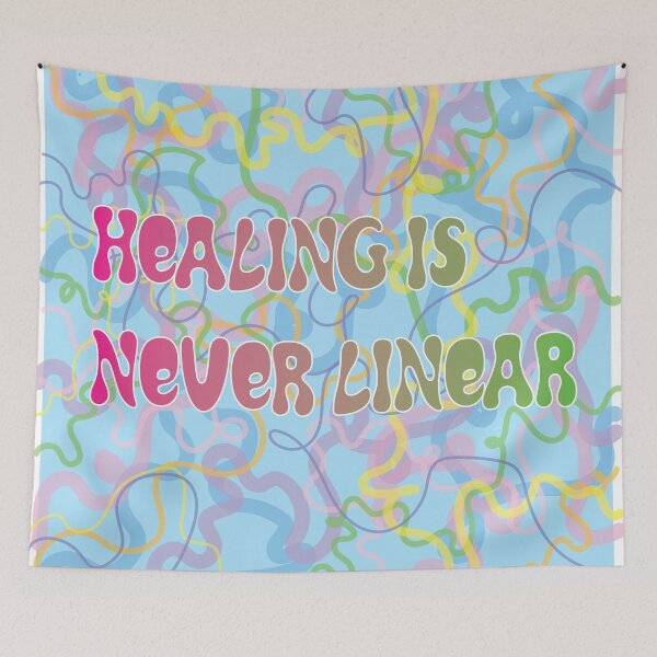 Item preview, Healing is never linear designed and sold by Outdoor Acme.