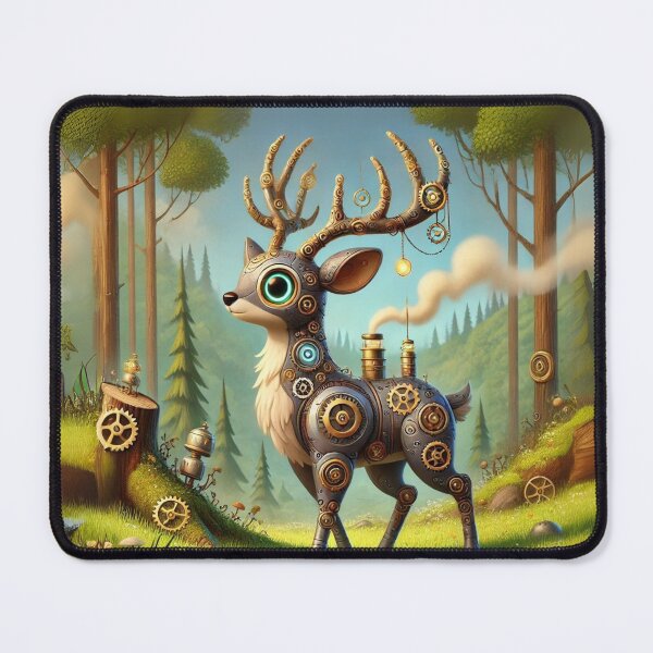 Item preview, Steampunk Whitetail Deer designed and sold by Sillytoe.