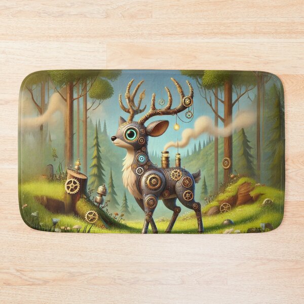 Item preview, Steampunk Whitetail Deer designed and sold by Sillytoe.