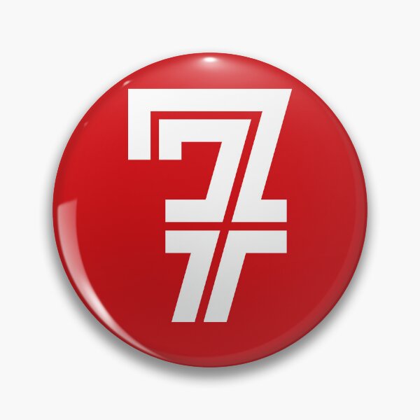 Item preview, No. 7 / Player Number Seven / Football Player Number 7 (White on Red) designed and sold by STUDIO-72.