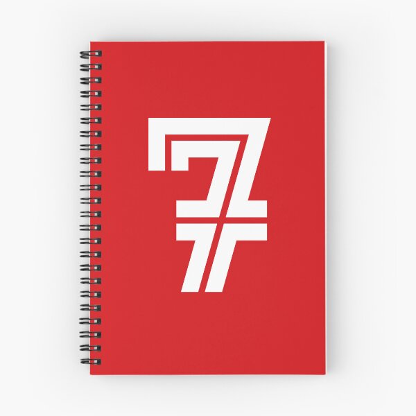 Item preview, No. 7 / Player Number Seven / Football Player Number 7 (White on Red) designed and sold by STUDIO-72.