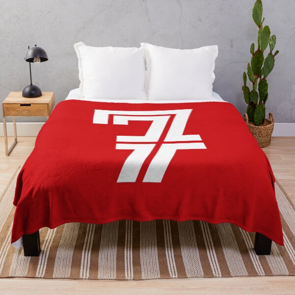 Item preview, No. 7 / Player Number Seven / Football Player Number 7 (White on Red) designed and sold by STUDIO-72.