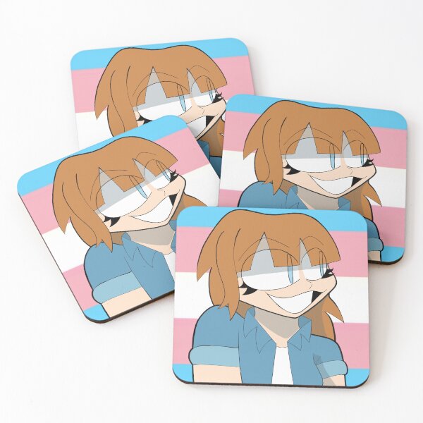 Item preview, stretch trans flag version  designed and sold by MaskeMasker04.