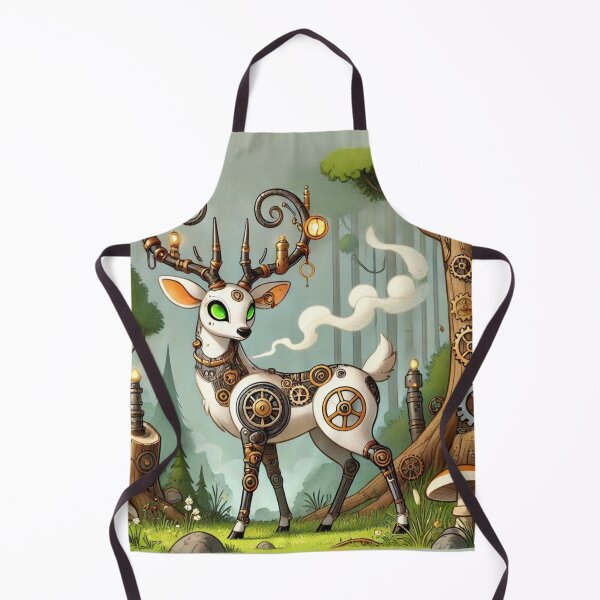 Item preview, Steampunk White-Tail Deer designed and sold by Sillytoe.